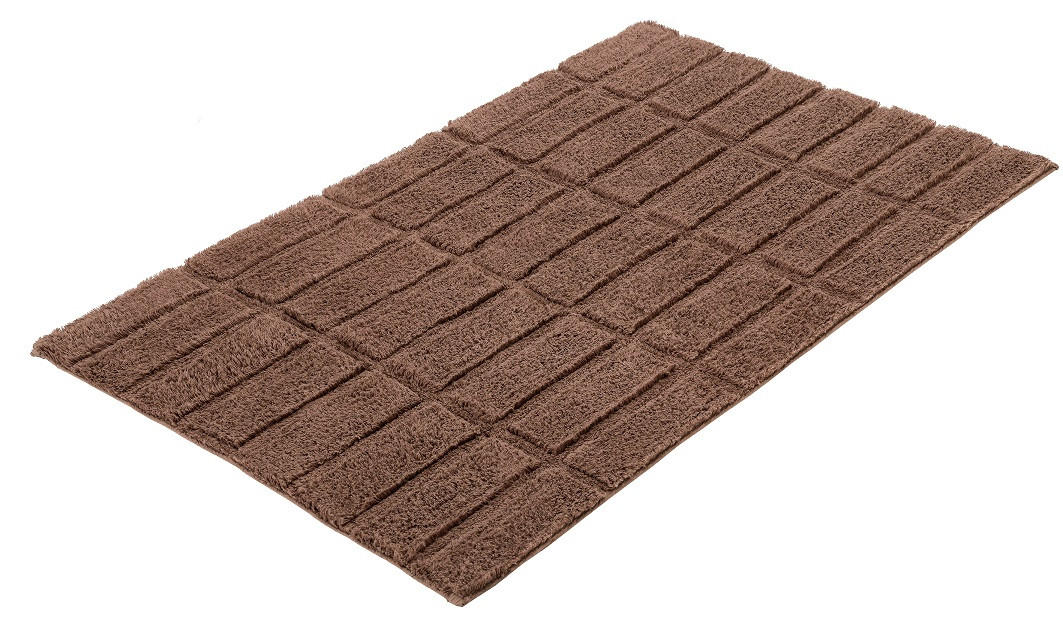 COVOR DE BAIE  70/120 cm  maro   - maro, Basics, textil (70/120cm) - Kleine Wolke