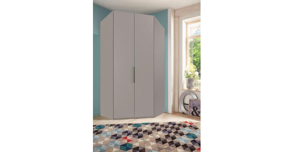 ECKSCHRANK 120/236/120 cm - Schwarz/Sahara, KONVENTIONELL, Holzwerkstoff/Metall (120/236/120cm) - Hom`in