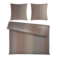 WENDEBETTWÄSCHE 3-teilig Satin 200/200 cm  - Grau, Textil (200/200cm) - Dieter Knoll