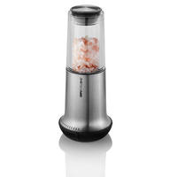 GEWÜRZMÜHLE 7,5/18,5 cm   - Edelstahlfarben/Transparent, Design, Keramik/Kunststoff (7,5/18,5cm) - Gefu