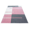 WEBTEPPICH 80/150 cm Hawaii 1310 Pink  - Pink, KONVENTIONELL, Textil (80/150cm) - Novel