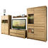 WOHNWAND Kernbuche massiv Buchefarben - Buchefarben, Design, Glas/Holz (376,9/200,8/51,7/42,1cm) - ESCANDO NATÜRLICH WO