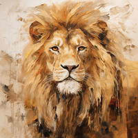 LEINWANDBILD Tiere 30/30 cm  - Multicolor, Basics, Holz/Papier (30/30cm) - Euroart