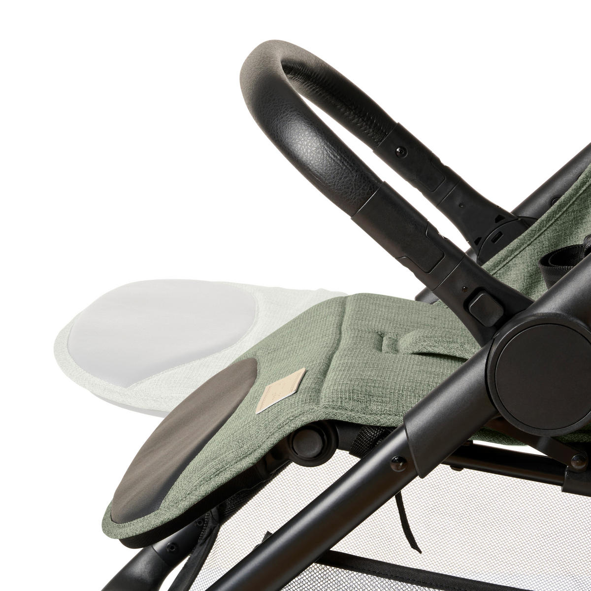 BUGGY  - Schwarz/Grün, Trend, Kunststoff/Textil (55/56/107cm) - Jimmylee