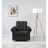 SESSEL in Schwarz  - Buchefarben/Schwarz, Design, Holz/Textil (93/89/82cm) - MID.YOU
