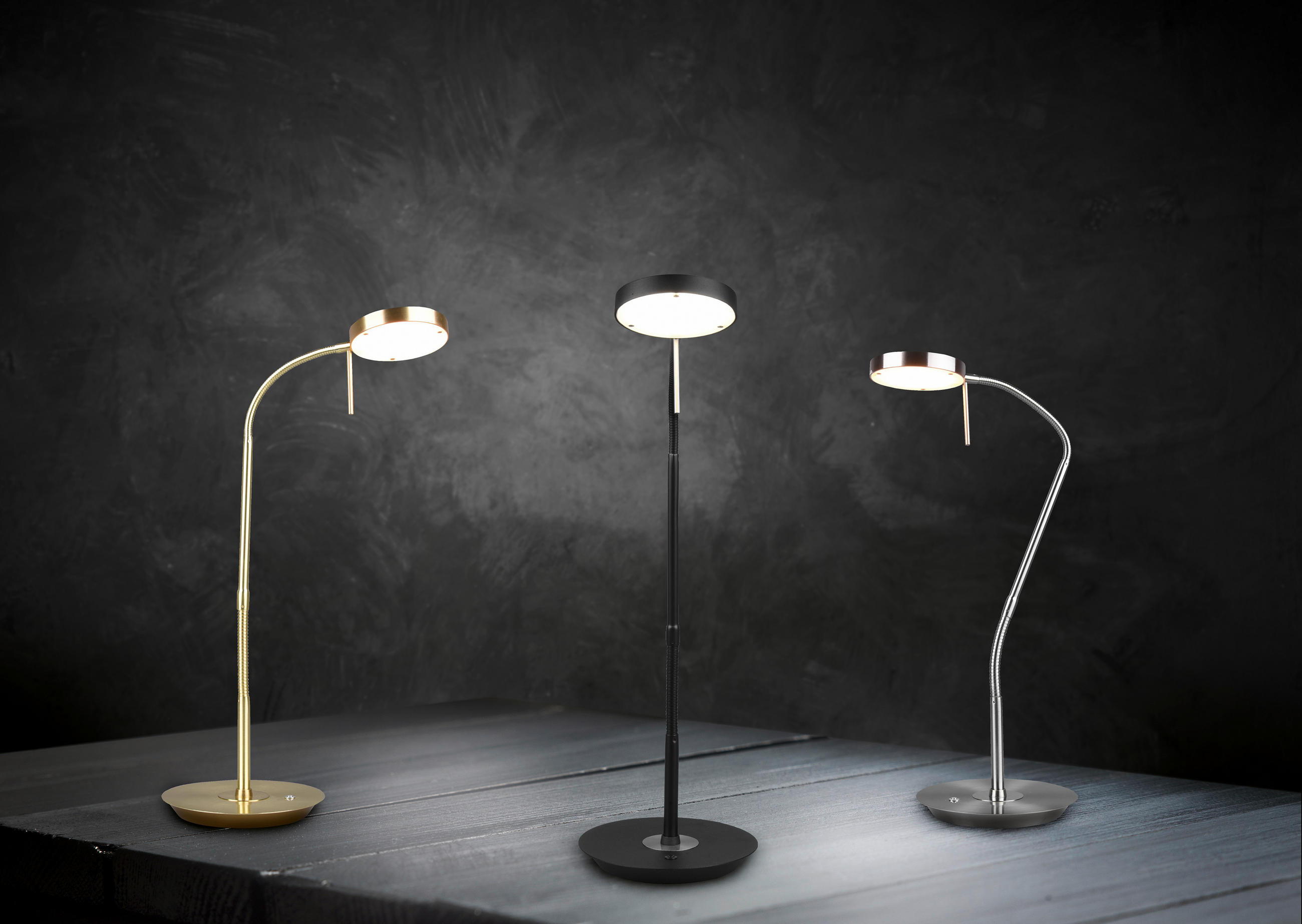LED-SCHREIBTISCHLEUCHTE   - Basics (57/19/46cm) - Trio Leuchten