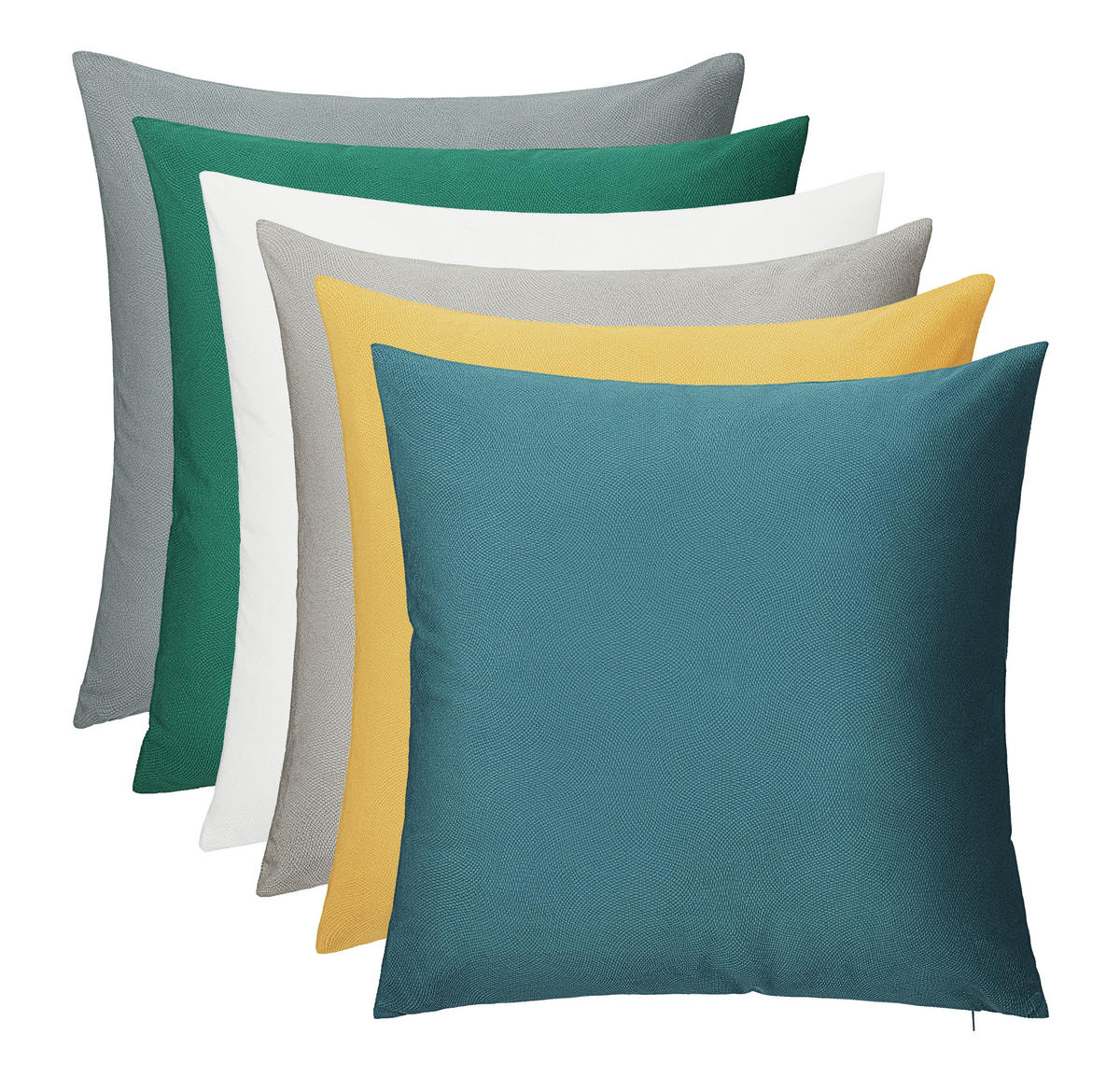 DEKORAČNÍ POLŠTÁŘ 40/40 cm - petrolej, Basics, textil (40/40cm) - Novel