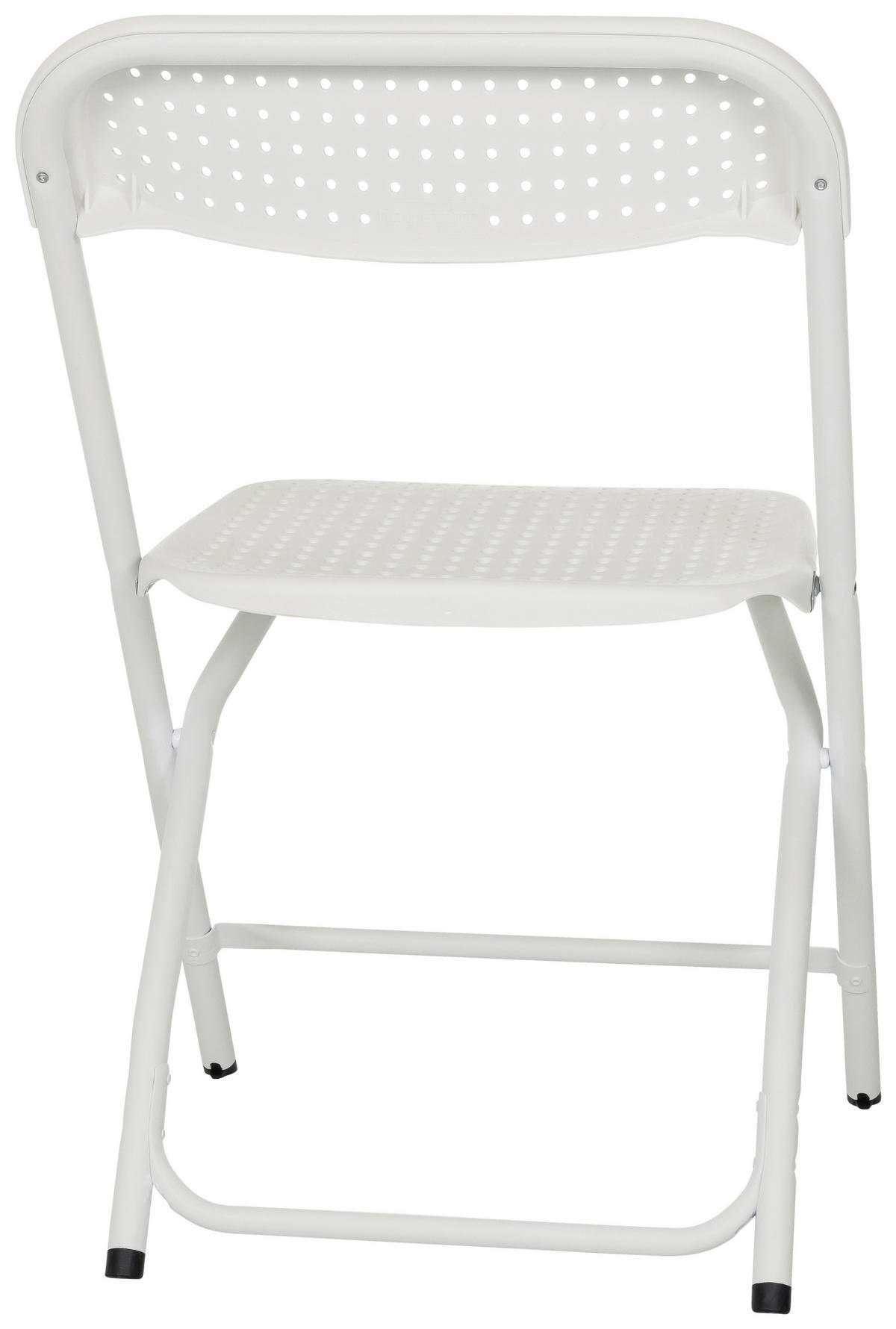 SKLÁDACÍ ŽIDLE, bílá - bílá, Moderní, kov/plast (51/80/52cm) - MID.YOU