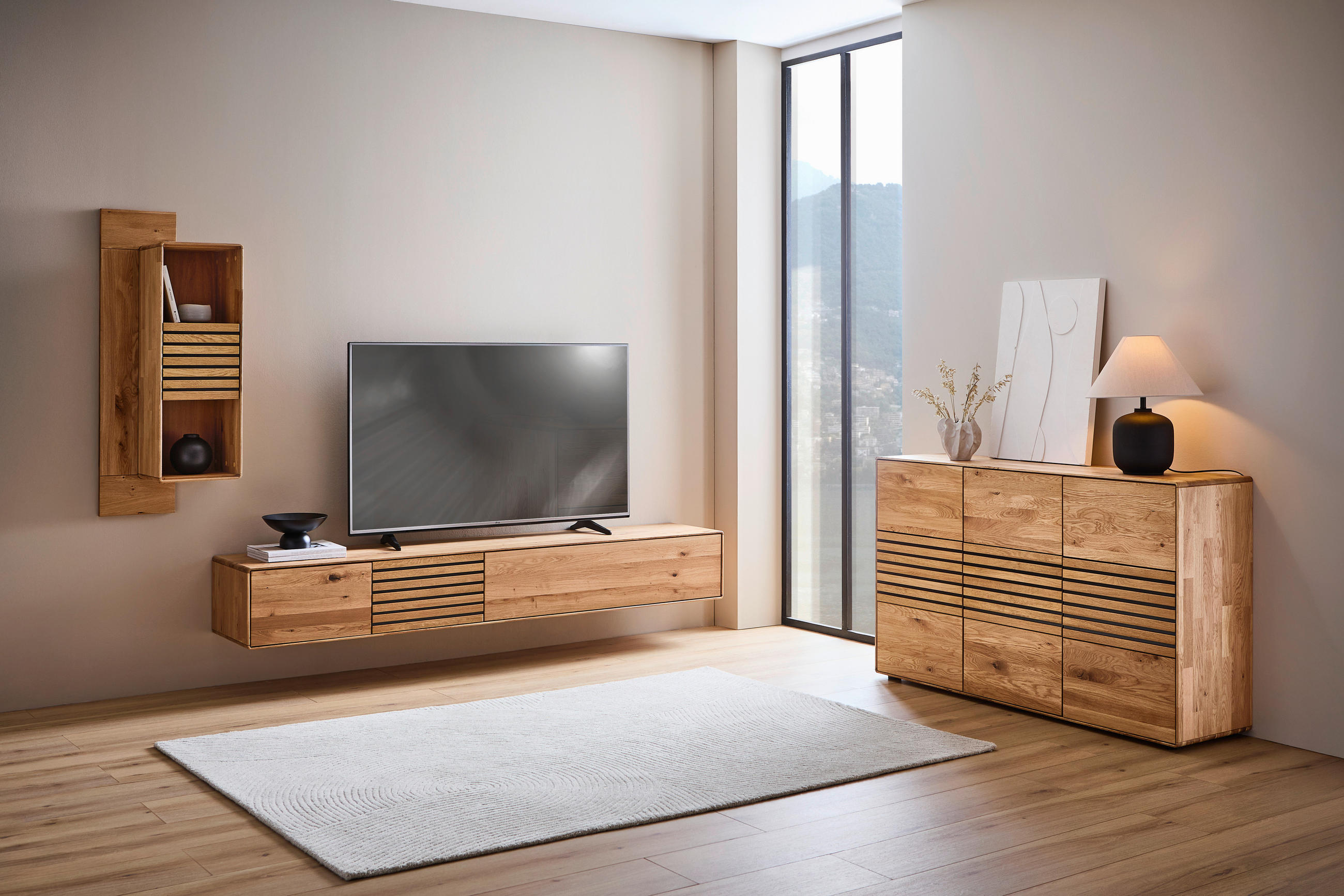 SIDEBOARD Wildeiche  149/89/40 cm  - Wildeiche, Design, Holz/Kunststoff (149/89/40cm) - Cantus