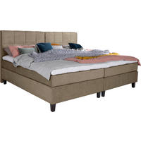 BOXSPRING-ÁGY 240/200 cm  taupe  - wenge/taupe, Basics, textil/fa (240/200cm) - Esposa