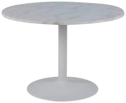MASĂ din metal, piatră 110/110/75 cm   - alb, Trend, metal/piatră (110/110/75cm) - Livetastic