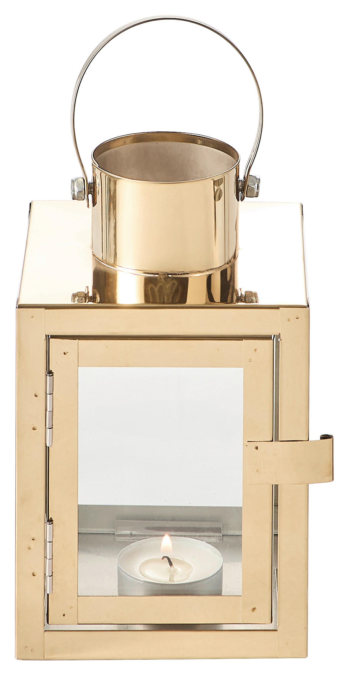 Ambia Home Laterne Gold 10x15x10 cm