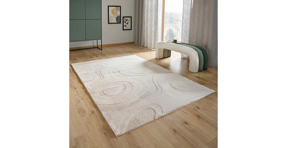 HOCHFLORTEPPICH 160/230 cm Beige  - Beige, Design, Textil (160/230cm) - Novel