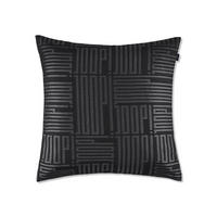 KISSENHÜLLE J!Fine Bars 50/50 cm  - Schwarz, Design, Textil (50/50cm) - Joop!