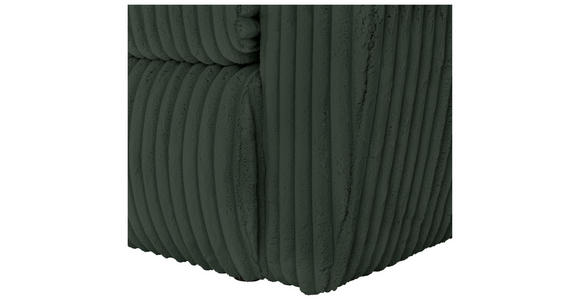 SCHLAFSOFA Cord, Plüsch Dunkelgrün - Dunkelgrün/Schwarz, MODERN, Kunststoff/Textil (240/90/120cm) - Carryhome