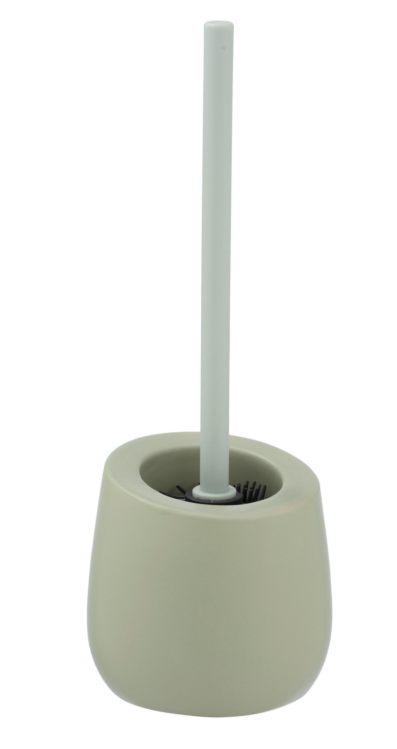 WC-BÜRSTENGARNITUR in Keramik  Kunststoff   - Grün, Basics, Keramik/Kunststoff (13,5/38/13,5cm) - Wenko