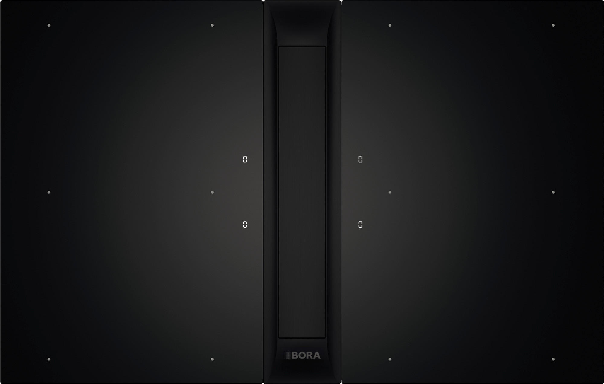 KOCHFELD-DUNSTABZUG-KOMBI PKAS3FIAB  - Schwarz, Basics, Glas/Metall (85/54/5,2cm) - Bora