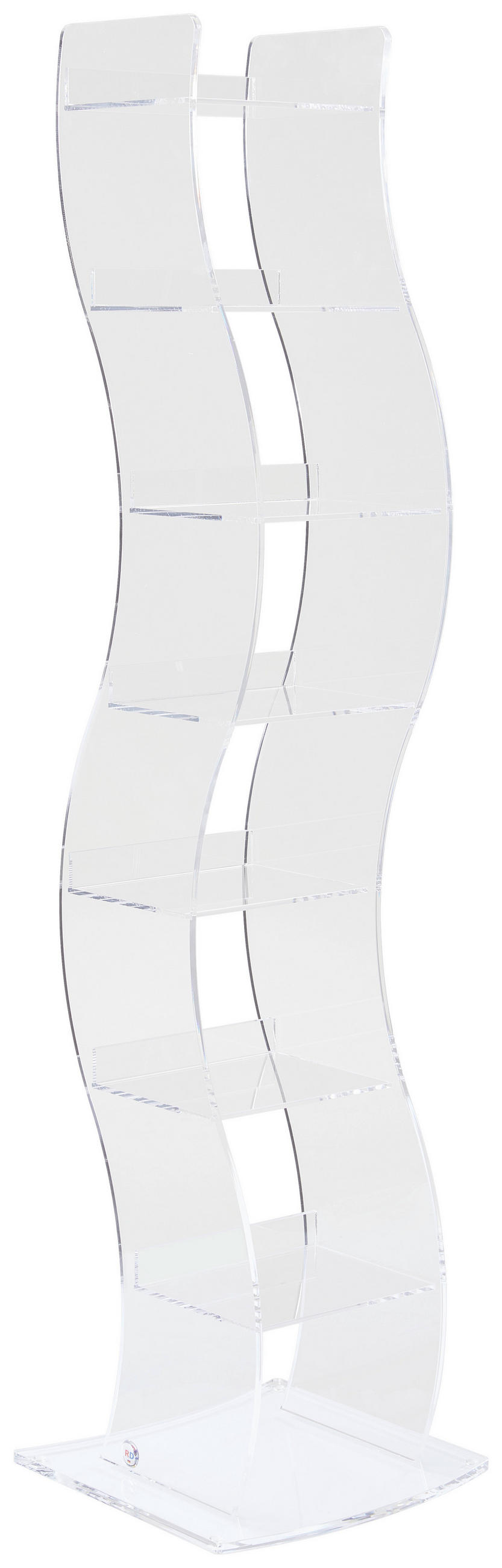 CD STOJAN, plast, čiré - čiré, Design, plast (25/100/25cm) - Xora