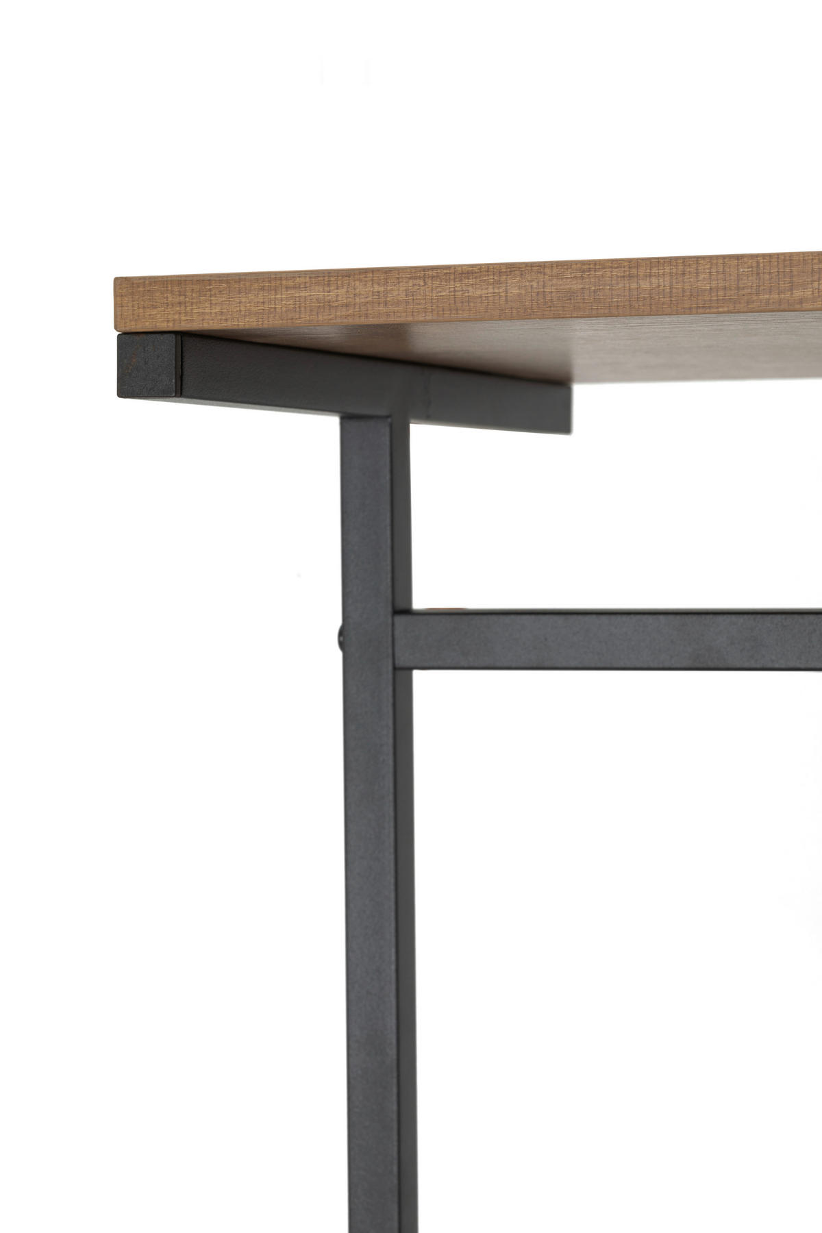GARDEROBENSTÄNDER in Naturfarben, Schwarz 100/165/36 cm   - Schwarz/Naturfarben, MODERN, Holzwerkstoff/Metall (100/165/36cm) - PBJ