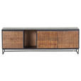 LOWBOARD in 170/55/45 cm - Schwarz/Braun, LIFESTYLE, Holz/Holzwerkstoff (170/55/45cm) - Landscape