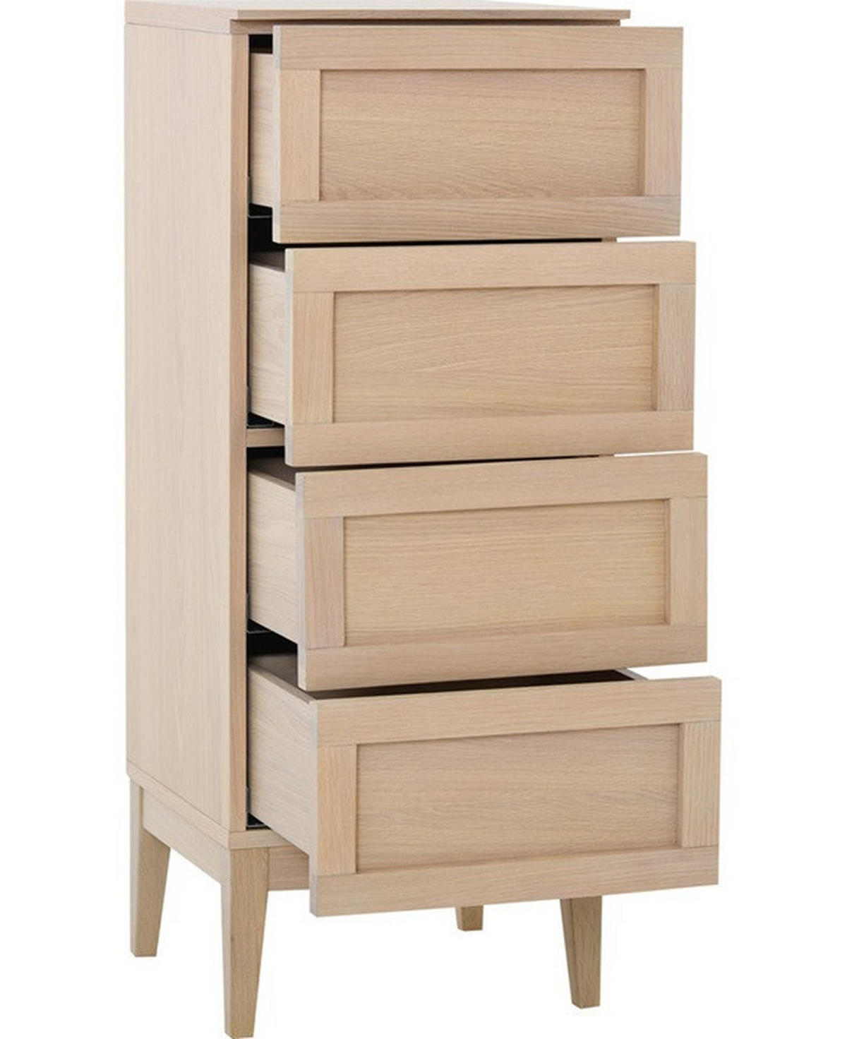 BYRÅ 42/105/42 cm  - ek Bianco, Design, trämaterial/trä (42/105/42cm) - Best Price