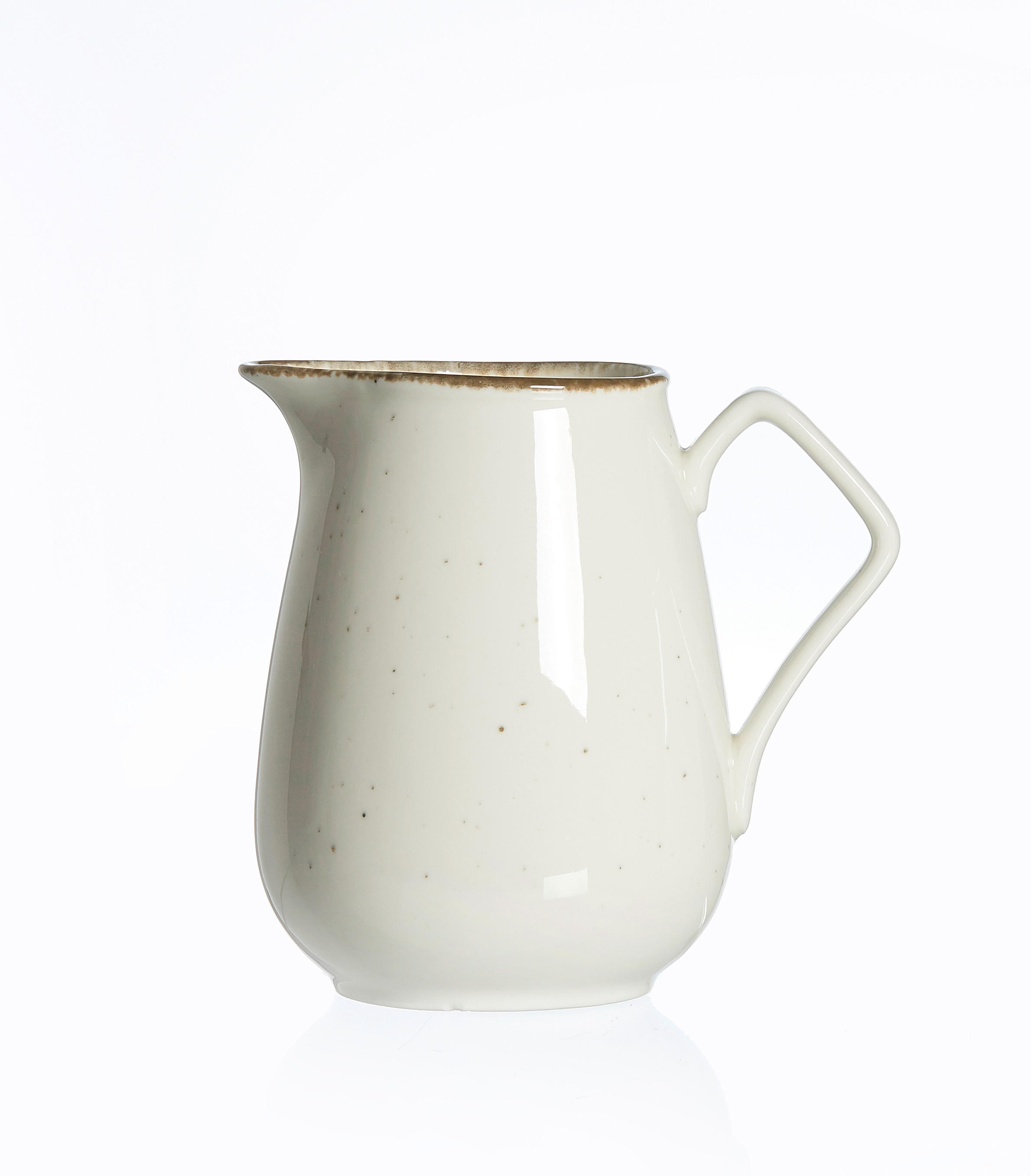 KRUG    - Creme/Braun, Keramik (14/8/14cm) - Ritzenhoff Breker