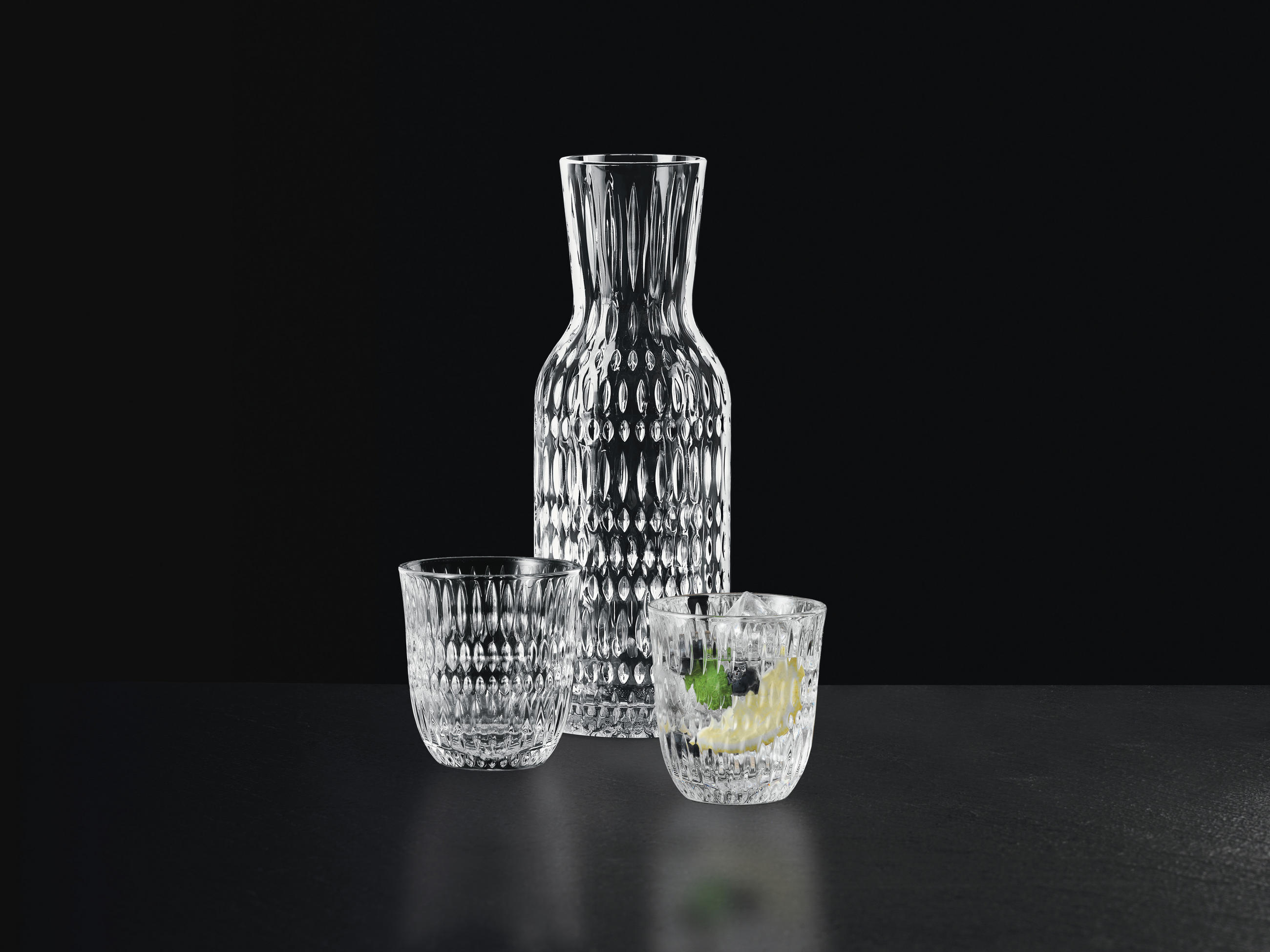 GLÄSERSET Ethno  3-teilig  - Klar, Design, Glas (10,2/27,9/18,8cm) - Nachtmann