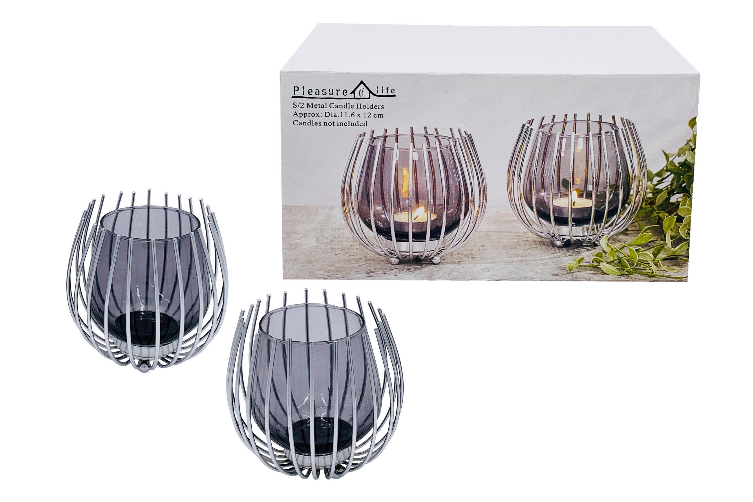 XXXL SADA SVIETNIKOV kov, sklo