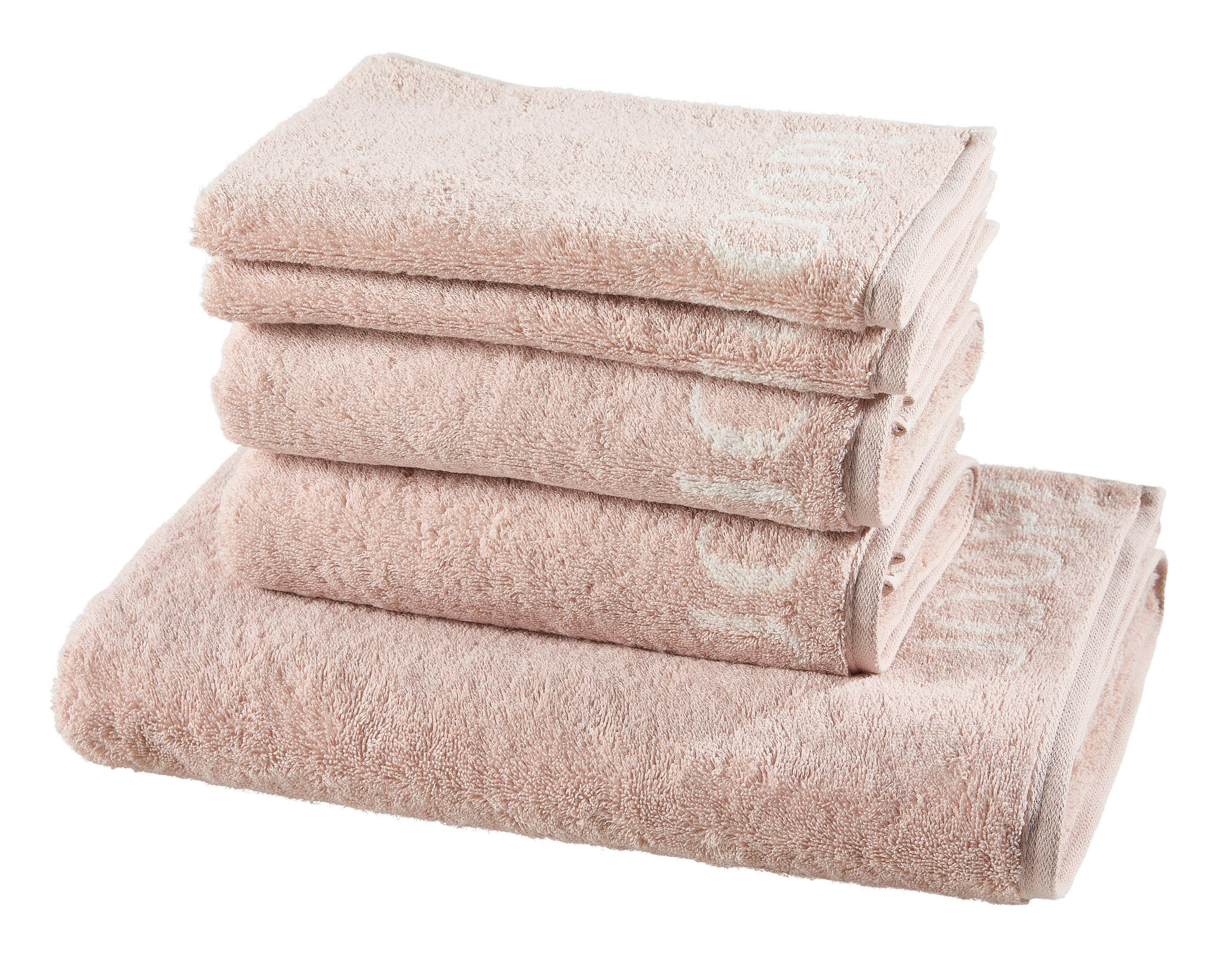 SADA RUČNÍKŮ A OSUŠEK, růžová - růžová, Basics, textil - Joop!