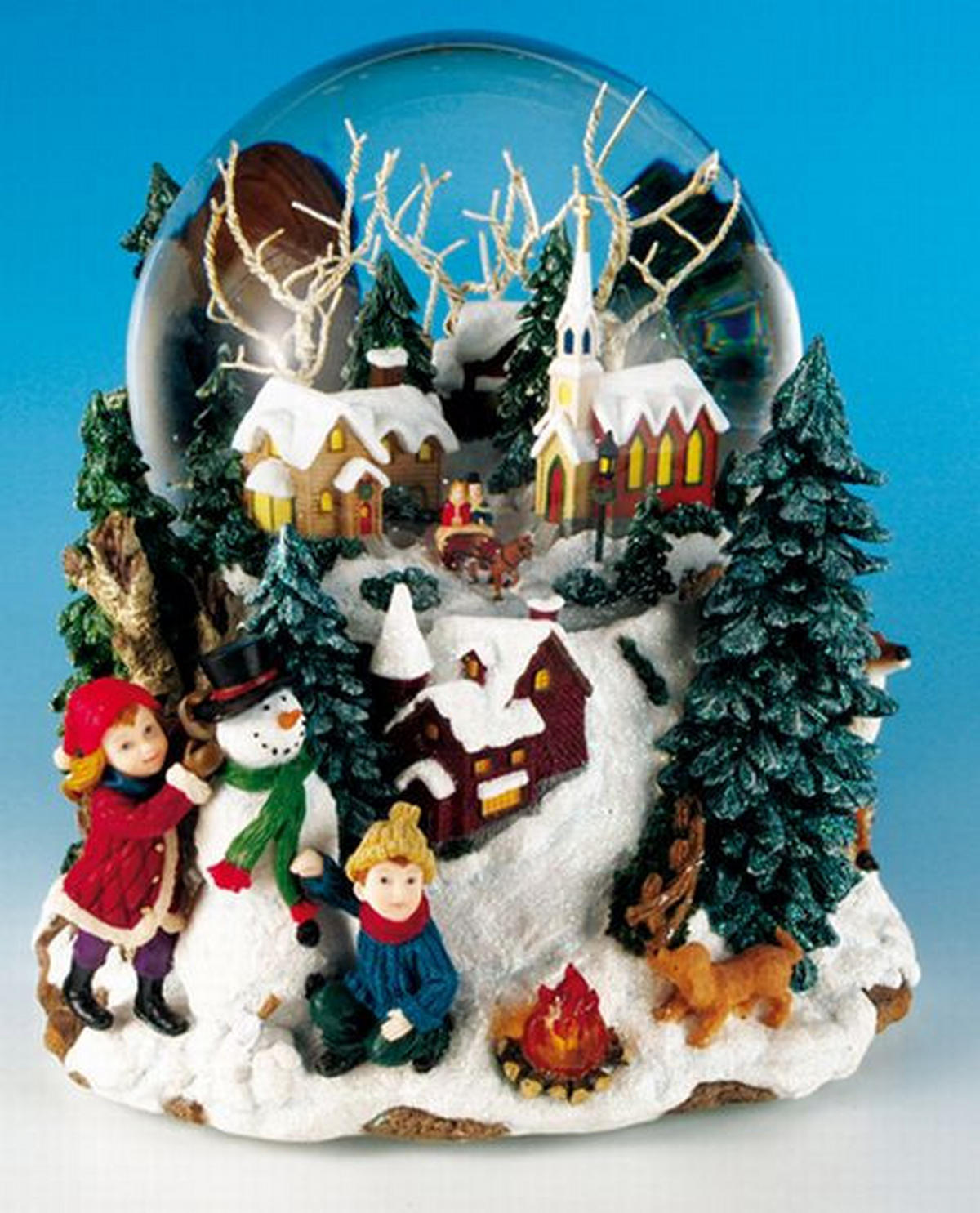 SCHNEEKUGEL - Multicolor, LIFESTYLE, Kunststoff