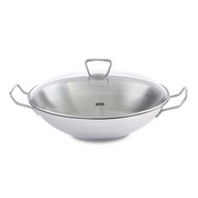 WOK 35 cm - Basics, Glas/Metall (35cm) - Fissler
