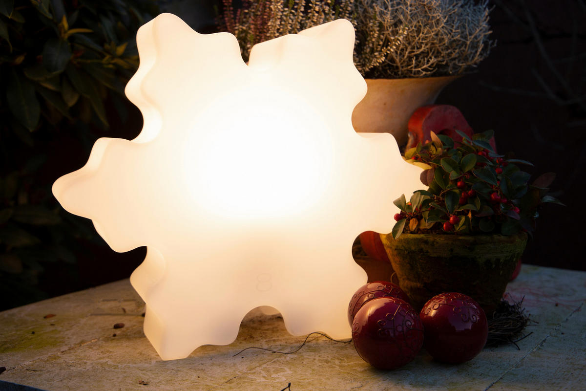 LED-DEKORATIONSLAMPA 39 cm  - vit, Basics, plast (39cm)