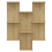 VÄGGHYLLPLAN 58,8/74,1/21,4 cm  - ekfärgad, Design, trämaterial (58,8/74,1/21,4cm) - MID.YOU