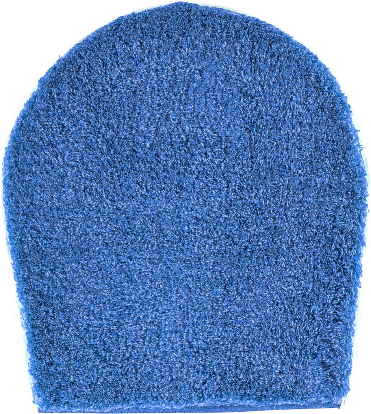 Grund Wc-Deckelbezug Melange Blau 47x50 cm