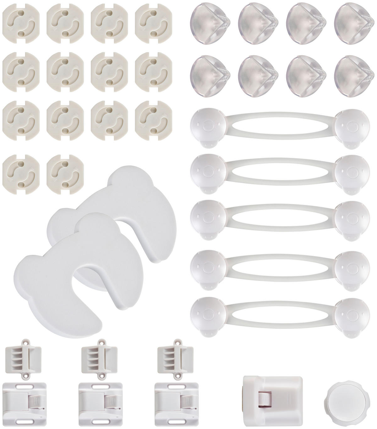 VIŠENAMJENSKA ZAŠTITA   - bijela/prozirno, Design, metal/plastika - My Baby Lou