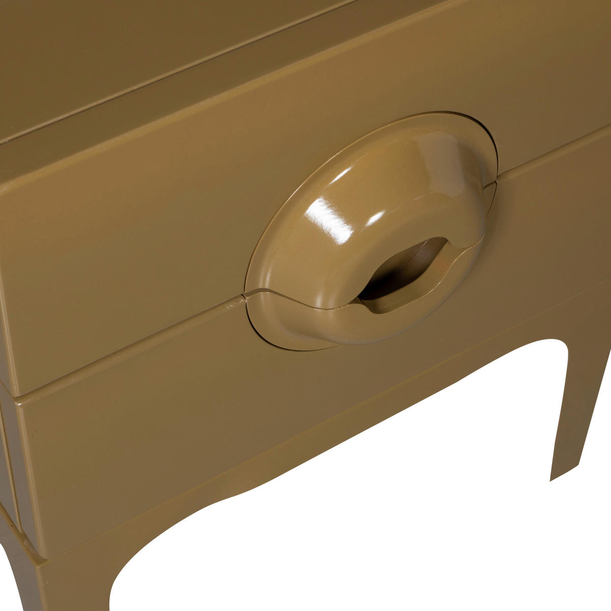 KOMMODE Merge  in 44/57/45 cm  - Honig, Design, Holz/Metall (44/57/45cm) - Livetastic