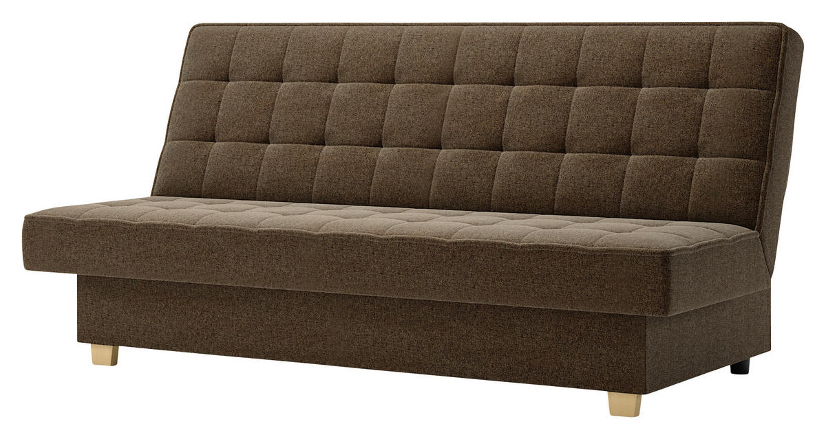 SCHLAFSOFA Braun  - Braun, Design, Holzwerkstoff/Kunststoff (192/92/95cm) - MID.YOU