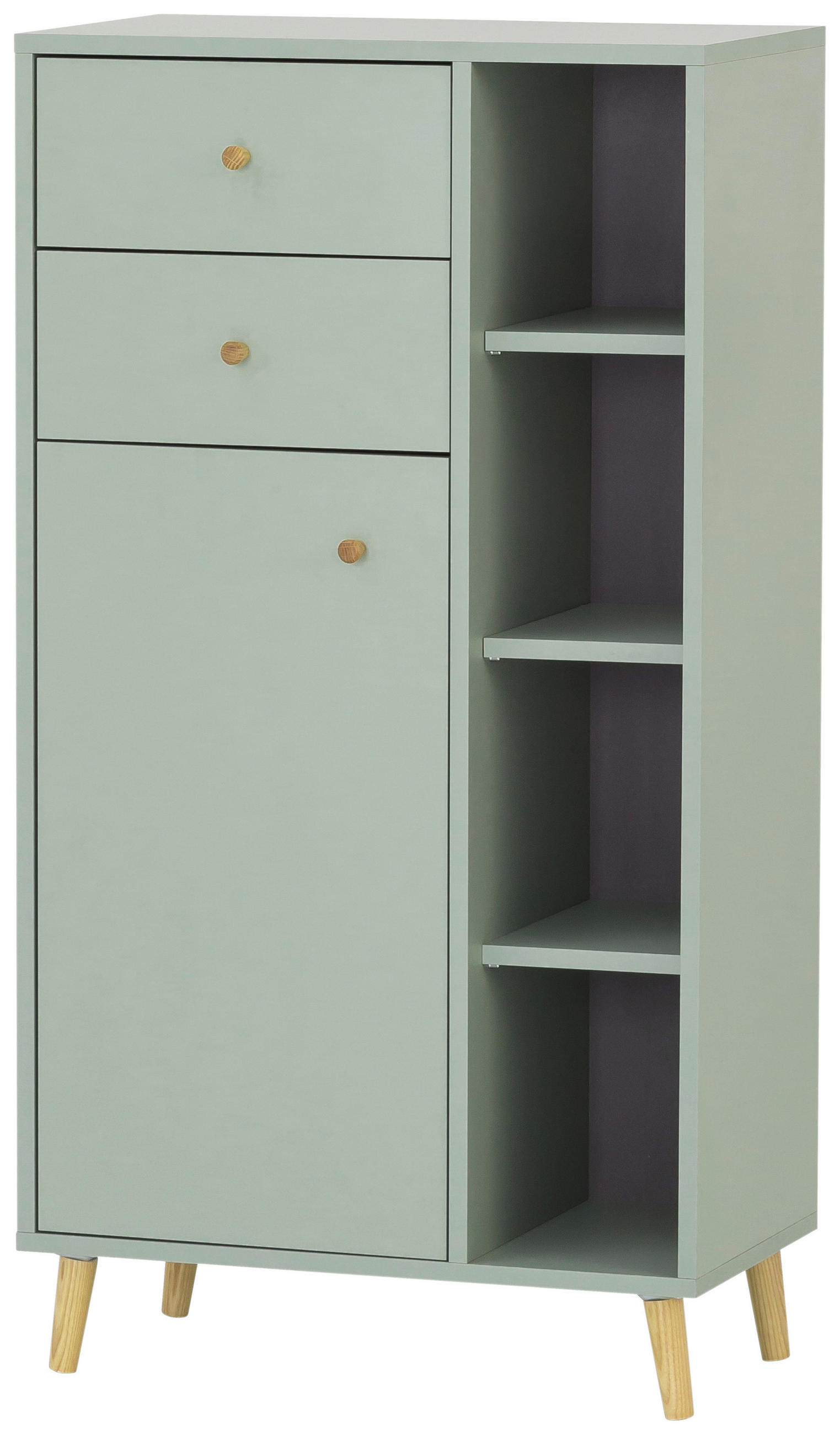 HIGHBOARD Schildmeyer Bjarne  in 60,2/113,4/33,1 cm  - Jadegrün/Salbeigrün, MODERN, Holz/Holzwerkstoff (60,2/113,4/33,1cm) - MID.YOU