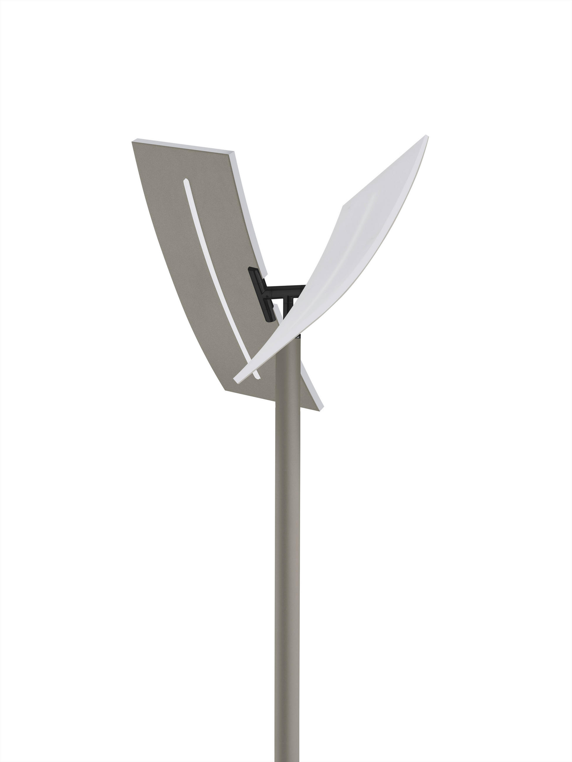 LED-STEHLEUCHTE 50/185 cm    - Taupe, Basics, Metall (50/185cm)