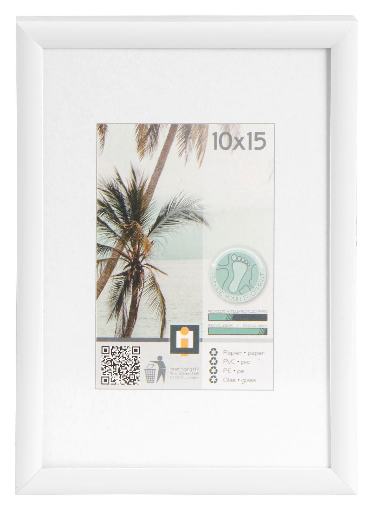 RÁM NA OBRAZY, 1 foto 10 cm x 15 cm - Basics, plast/sklo (11,5/16,1cm)