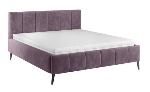 PAT TAPIțAT  in lila  - lila/culoare natur, Modern, lemn/textil (180/200cm) - Xora