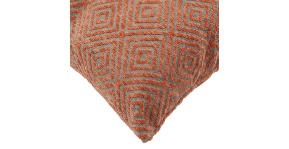 ZIERKISSEN    - Dunkelorange, Basics, Textil (45/45/10cm) - Novel