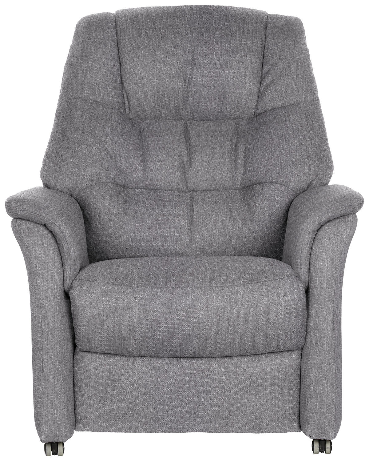 FERNSEHSESSEL in Flachgewebe Dunkelgrau  - Dunkelgrau, Konventionell, Textil (85/107/84cm) - Livetastic