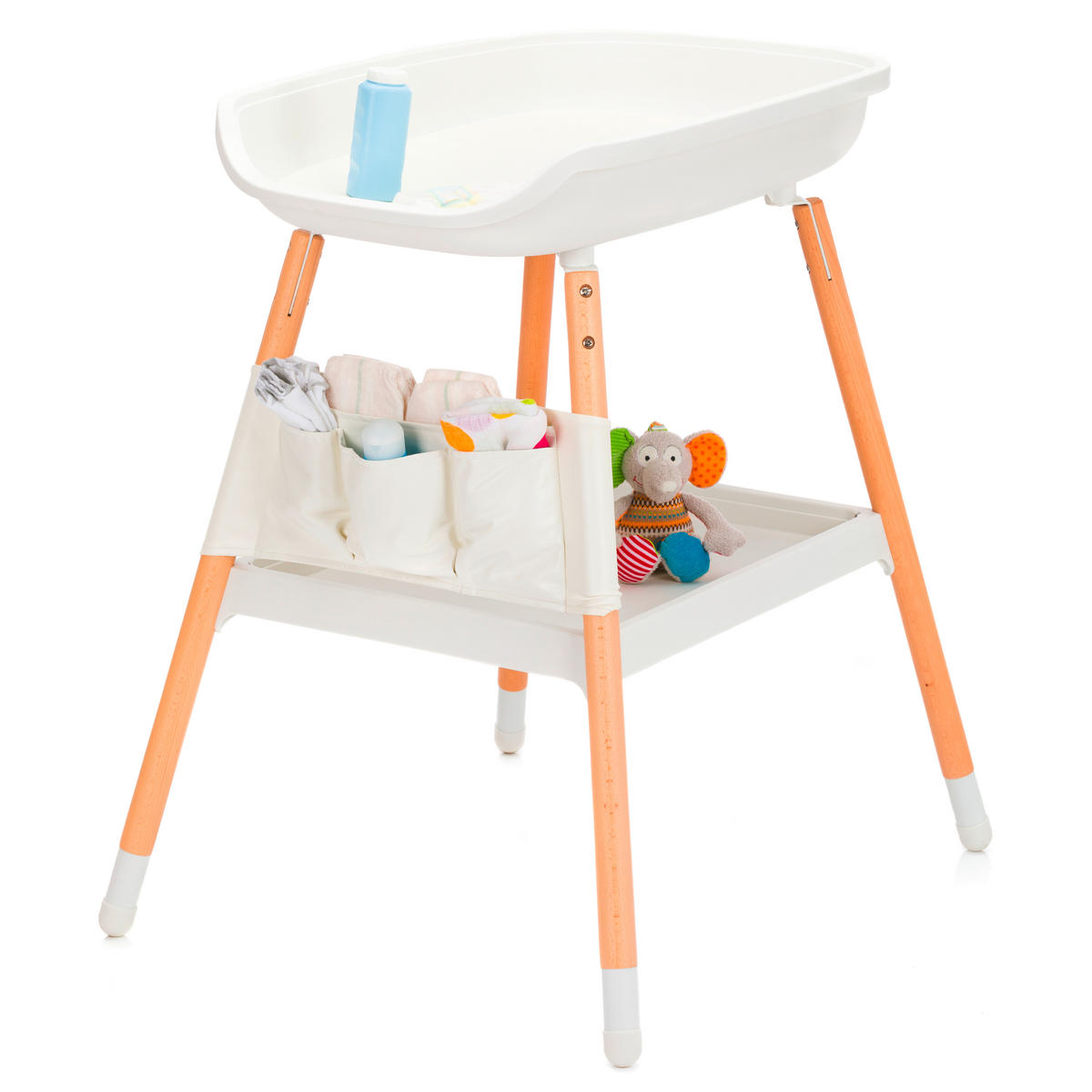 STO ZA PRESVLAČENJE   - bela, Osnovno, drvo/plastika (67/90/78cm) - Fillikid