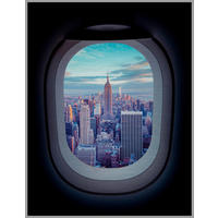 METALLBILD 50,7/65,7 cm  - Silberfarben/Multicolor, Design, Holzwerkstoff/Metall (50,7/65,7cm) - Monee