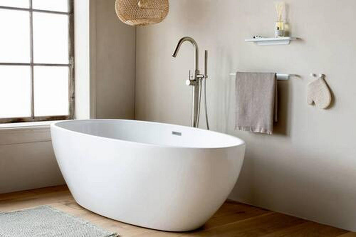 BADEZIMMERREGAL 42.1/4.4/8.6 cm  - Weiß, Basics, Metall (42.1/4.4/8.6cm) - Brabantia