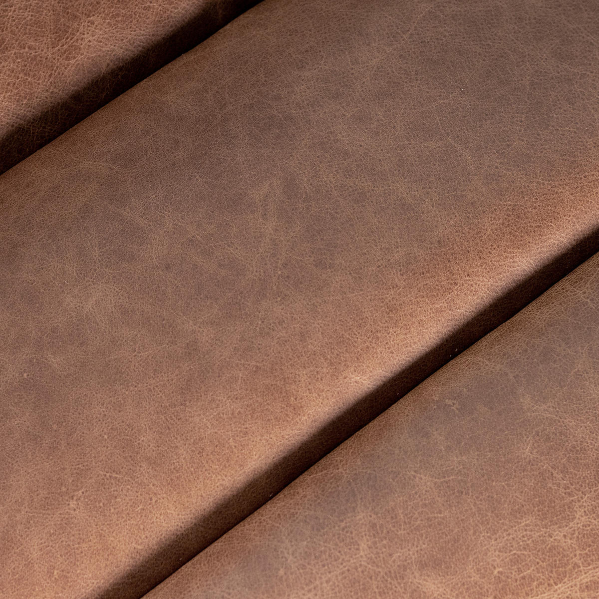 RELAXLIEGE in Echtleder Braun  - Silberfarben/Braun, Design, Leder/Metall (65/65-95/171cm) - Livetastic