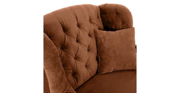 XXL-SESSEL - Rostfarben/Schwarz, Design, Holz/Textil (127/106/149cm) - Landscape