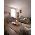 2-SITZER-SOFA - Chromfarben/Hellbraun, Design, Textil/Metall (158/83/85cm) - Xora