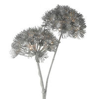 UMETNA RASTLINA - srebrne barve, Basics, umetna masa (10/15/70cm)